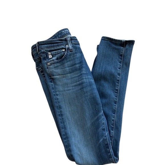 Adriano Goldschmied The Prima Mid Rise Cigarette Jeans Size 24R - Picture 2 of 11